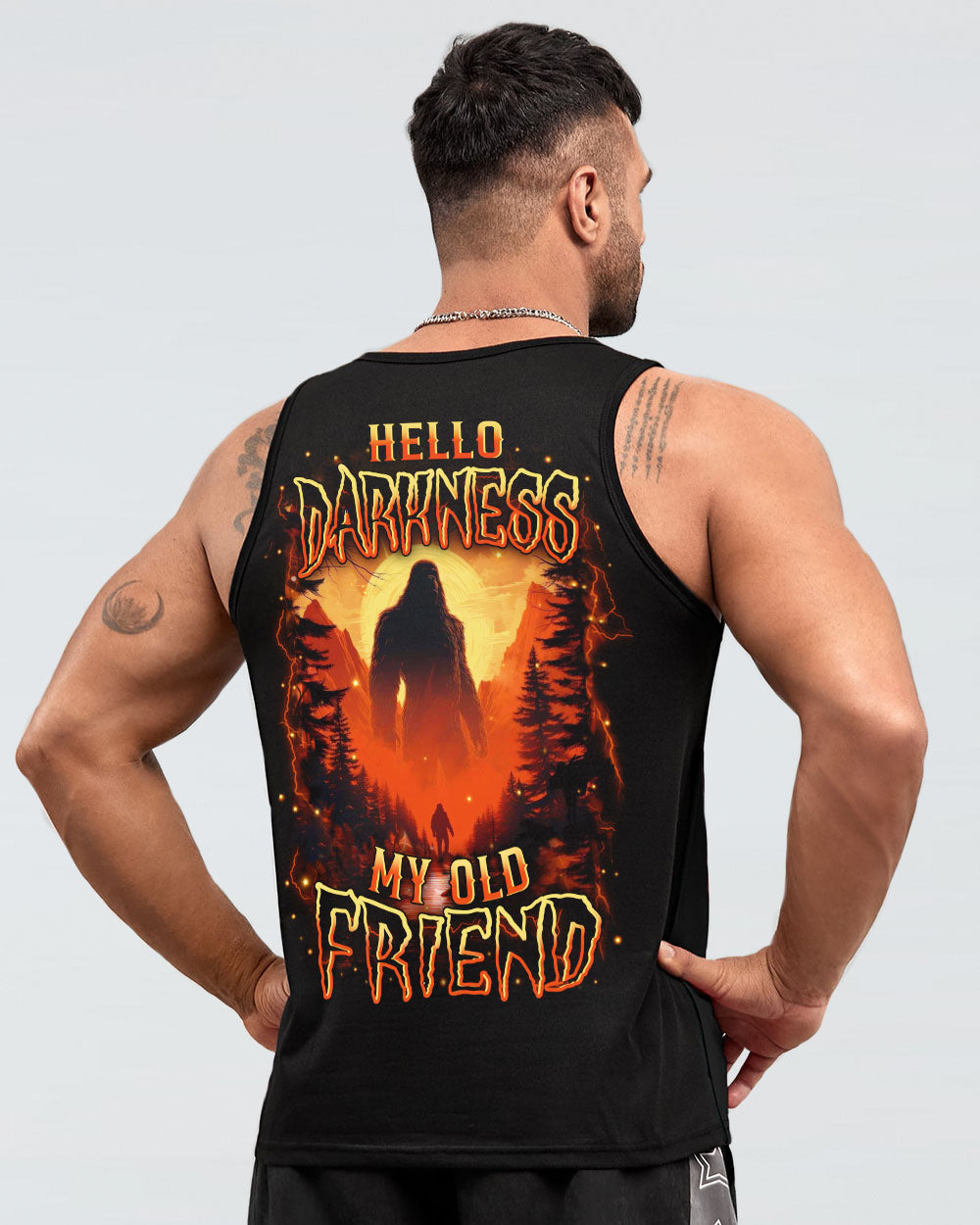 HELLO DARKNESS MY OLD FRIEND BIGFOOT ALL OVER PRINT - YHHN0312252