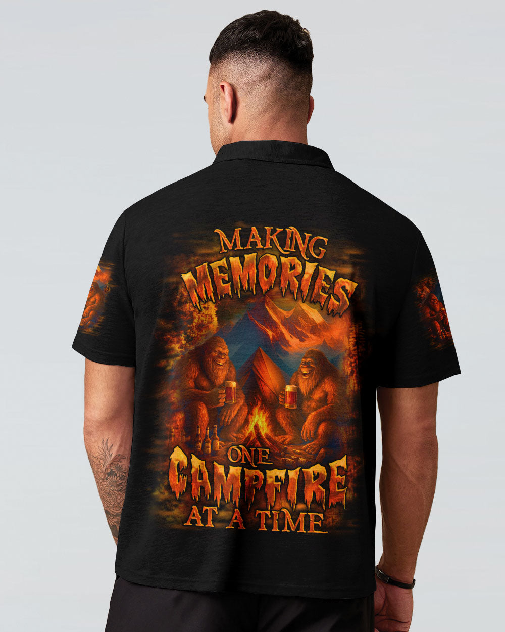 MAKING MEMORIES ONE CAMPFIRE AT A TIME BIGFOOT ALL OVER PRINT - YHHN0508253