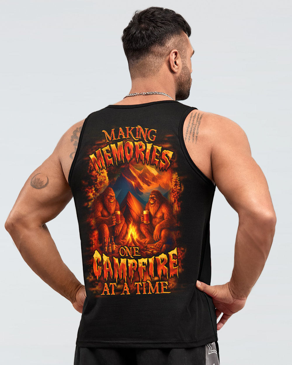 MAKING MEMORIES ONE CAMPFIRE AT A TIME BIGFOOT ALL OVER PRINT - YHHN0508253