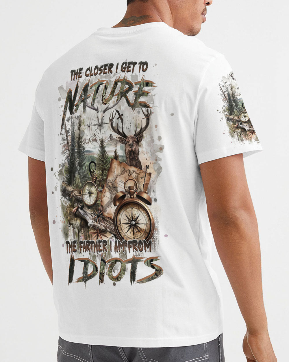 THE CLOSER I GET TO NATURE ALL OVER PRINT - YHHN0608242