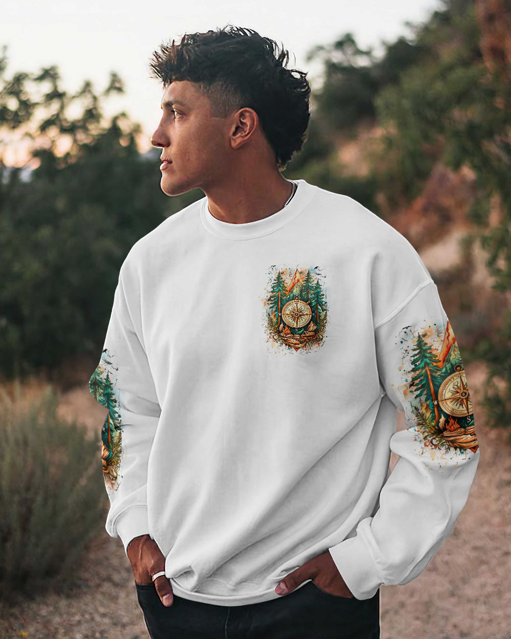 NOT ALL WHO WANDER ARE LOST ALL OVER PRINT - YHHN0609243