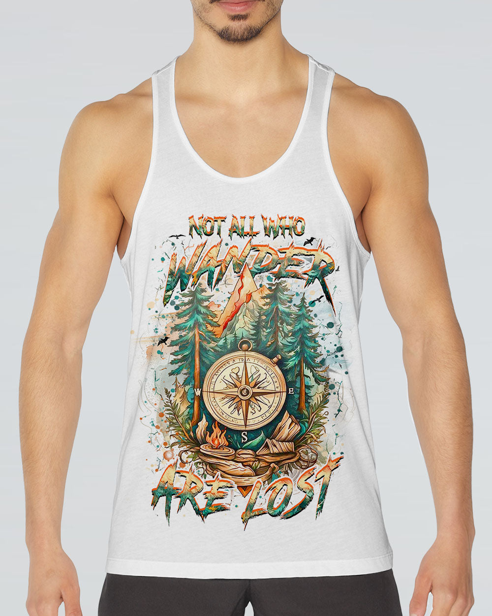 NOT ALL WHO WANDER ARE LOST ALL OVER PRINT - YHHN0609243