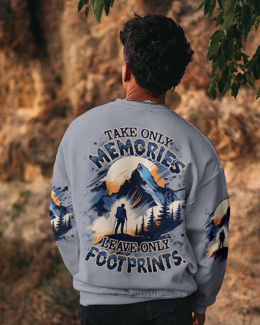 TAKE ONLY MEMORIES LEAVE ONLY FOOTPRINTS ALL OVER PRINT - YHHN0708253
