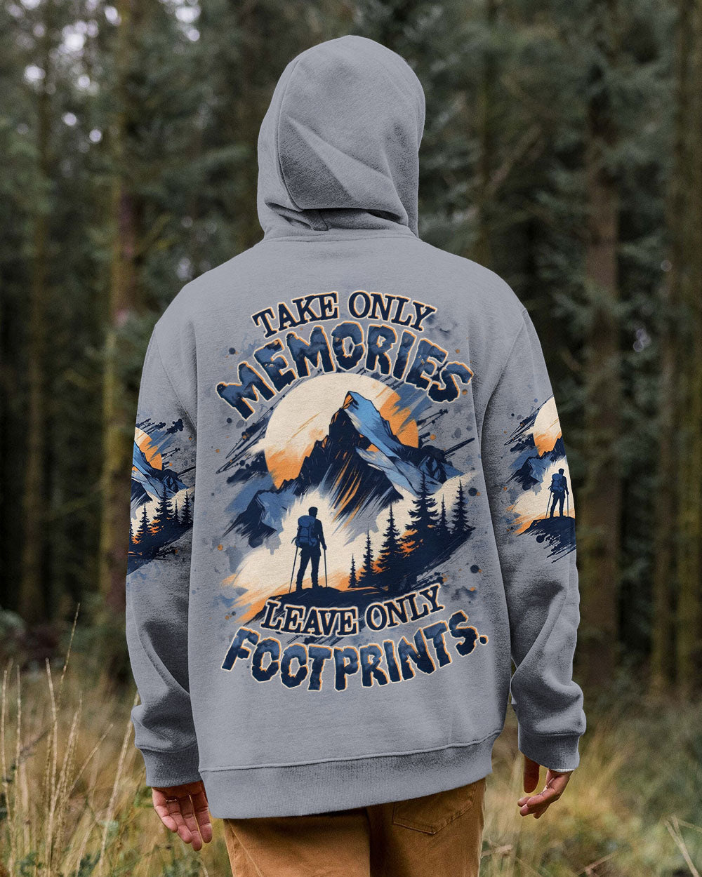 TAKE ONLY MEMORIES LEAVE ONLY FOOTPRINTS ALL OVER PRINT - YHHN0708253