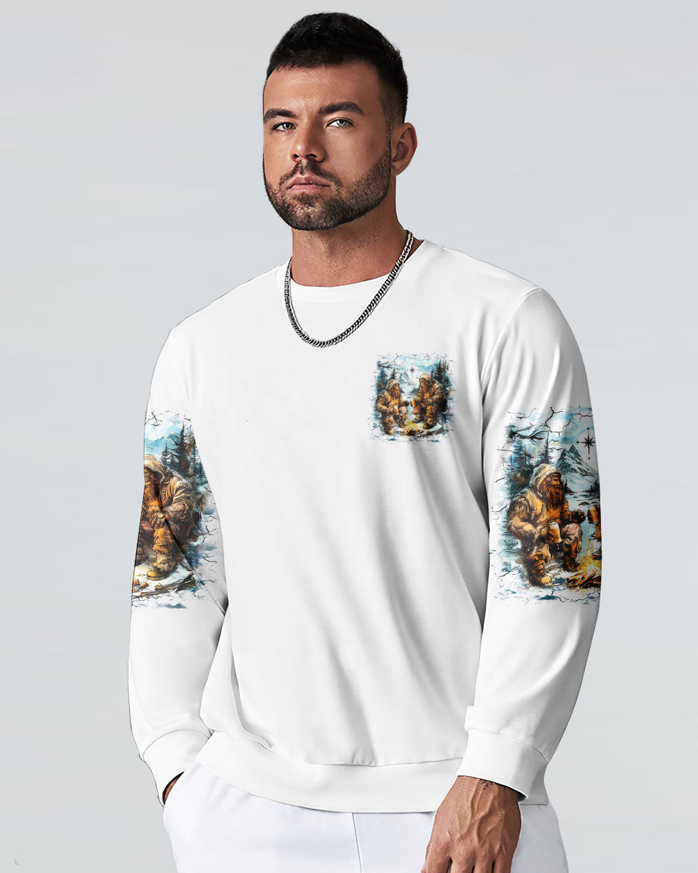 MAKING MEMORIES ONE CAMPFIRE AT A TIME BIGFOOT ALL OVER PRINT - YHHN1001253