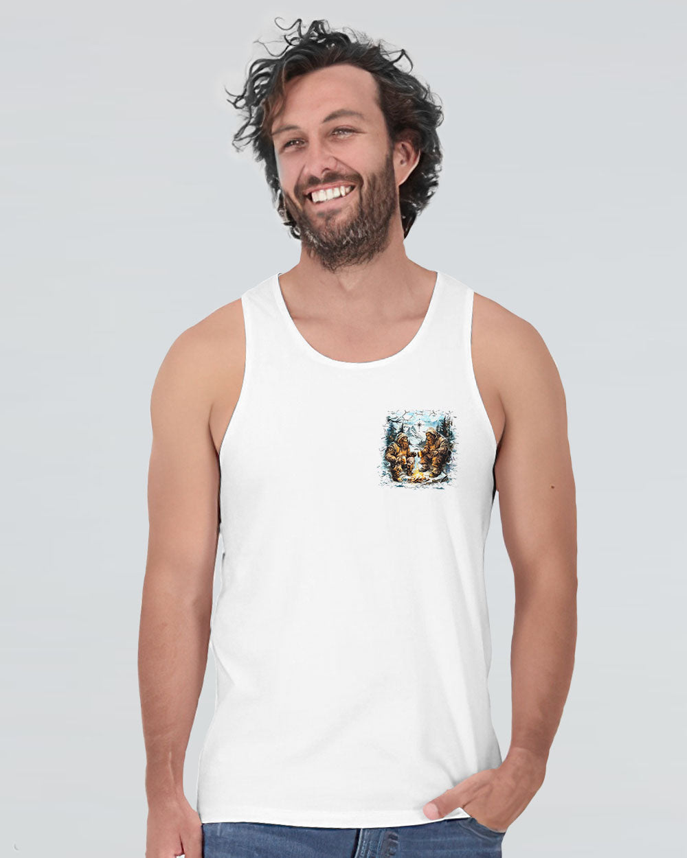 MAKING MEMORIES ONE CAMPFIRE AT A TIME BIGFOOT ALL OVER PRINT - YHHN1001253