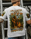 LIFE IS BETTER WITH A BEER AND A CAMPFIRE BIGFOOT ALL OVER PRINT - YHHN1009252