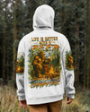 LIFE IS BETTER WITH A BEER AND A CAMPFIRE BIGFOOT ALL OVER PRINT - YHHN1009252