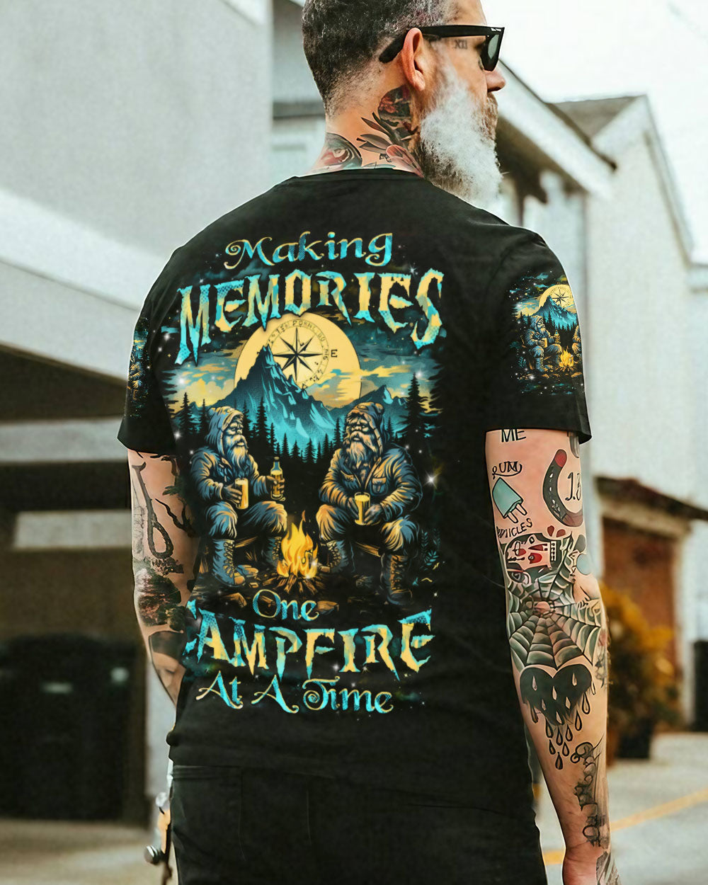 MAKING MEMORIES ONE CAMPFIRE AT A TIME BIGFOOT ALL OVER PRINT- YHHN1112241