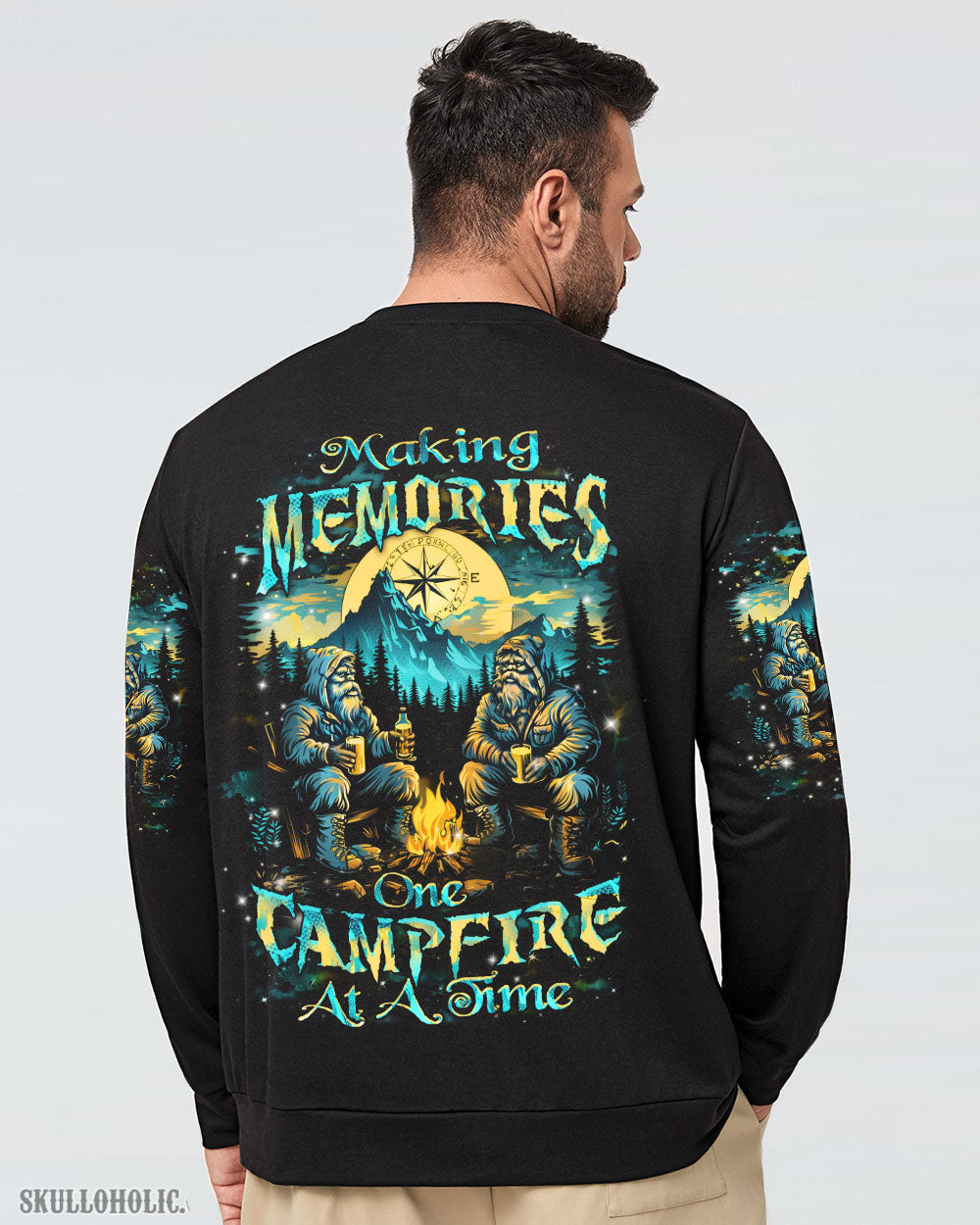 MAKING MEMORIES ONE CAMPFIRE AT A TIME BIGFOOT ALL OVER PRINT- YHHN1112241
