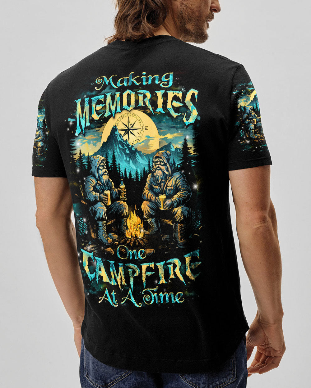 MAKING MEMORIES ONE CAMPFIRE AT A TIME BIGFOOT ALL OVER PRINT- YHHN1112241