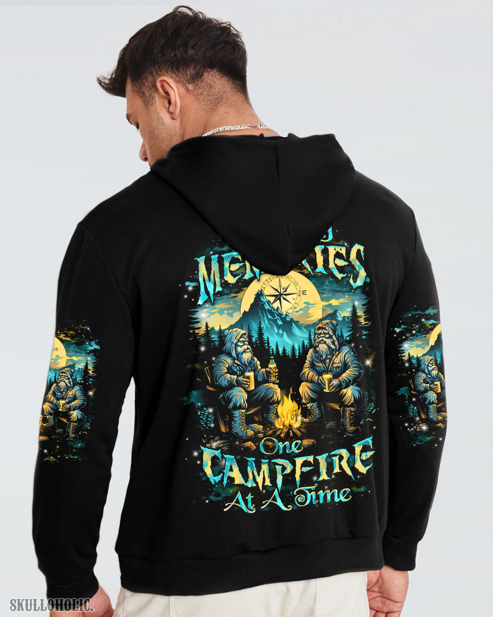 MAKING MEMORIES ONE CAMPFIRE AT A TIME BIGFOOT ALL OVER PRINT- YHHN1112241