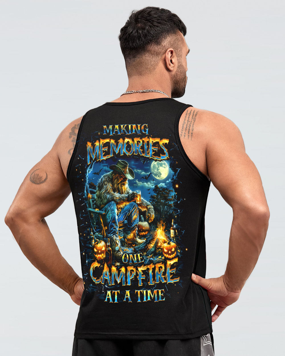 MAKING MEMORIES ONE CAMPFIRE BIGFOOT HALLOWEEN ALL OVER PRINT - YHHN1209242