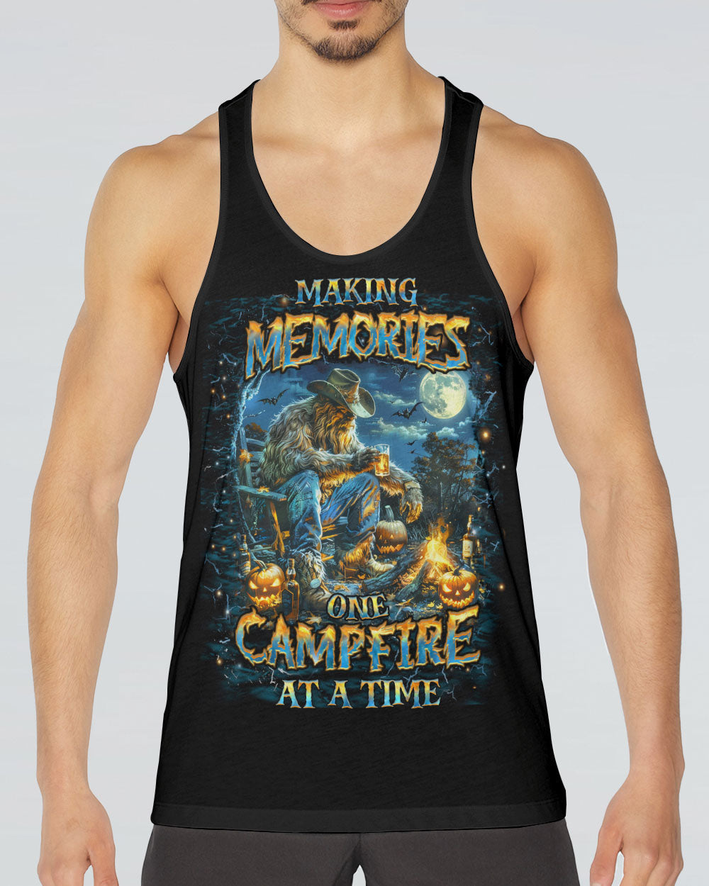 MAKING MEMORIES ONE CAMPFIRE BIGFOOT HALLOWEEN ALL OVER PRINT - YHHN1209242