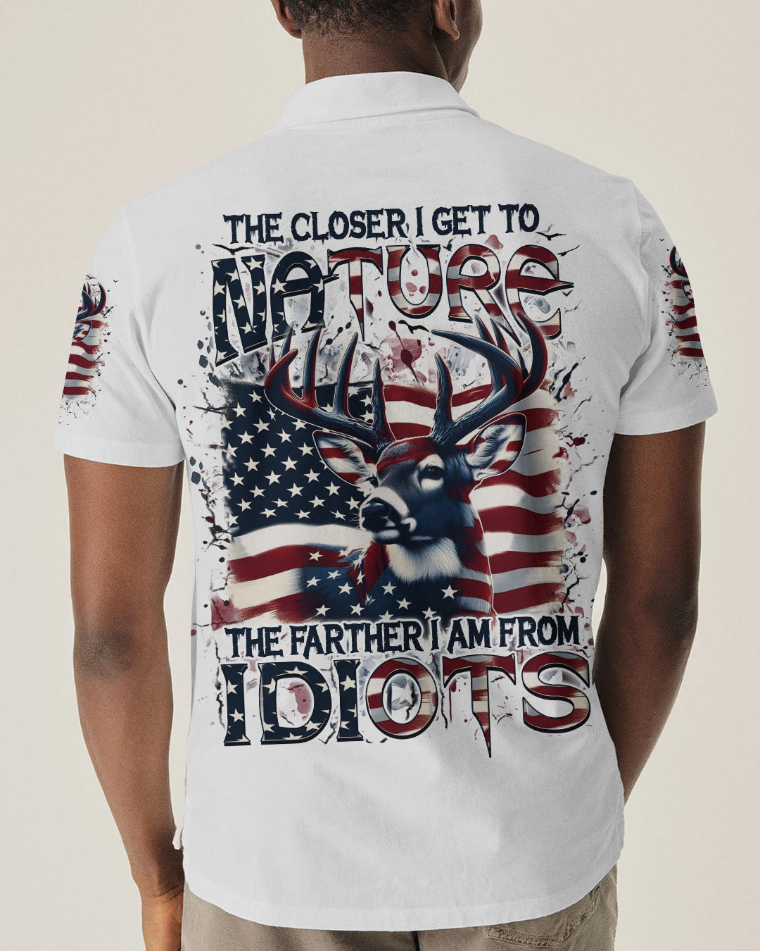 THE CLOSER I GET TO NATURE DEER ALL OVER PRINT - YHHN1209253