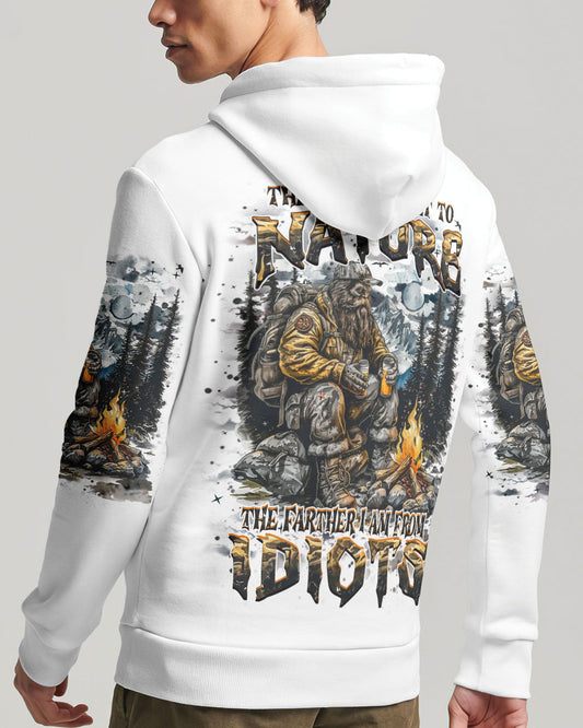 THE CLOSER I GET TO NATURE BIGFOOT ALL OVER PRINT - YHHN1212243