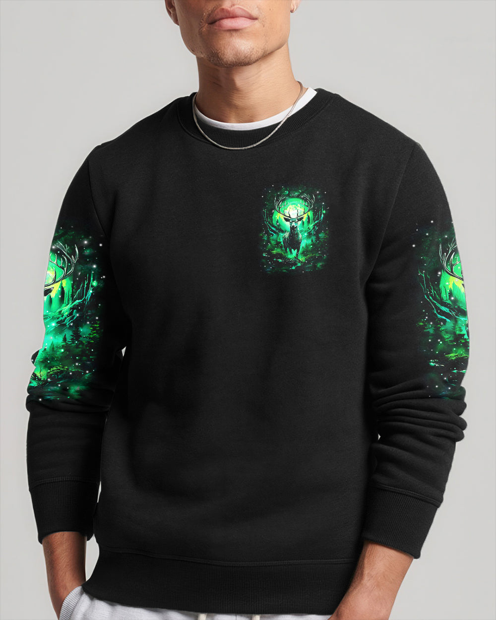 HELLO DARKNESS MY OLD FRIEND DEER ALL OVER PRINT - YHHN1212252