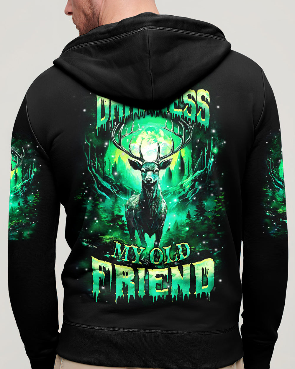 HELLO DARKNESS MY OLD FRIEND DEER ALL OVER PRINT - YHHN1212252