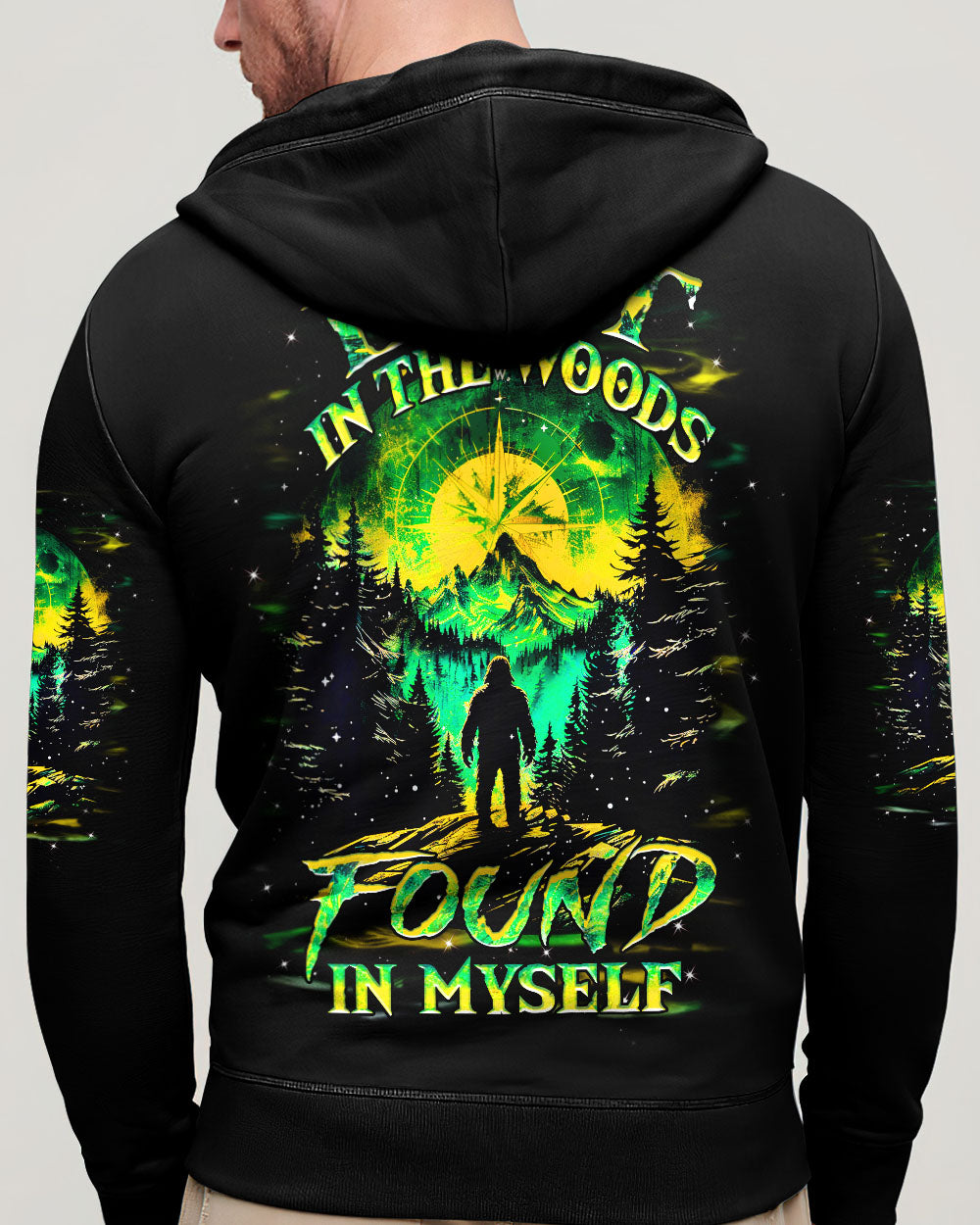 LOST IN THE WOOD FOUND IN MYSELF BIGFOOT ALL OVER PRINT - YHHN1302254