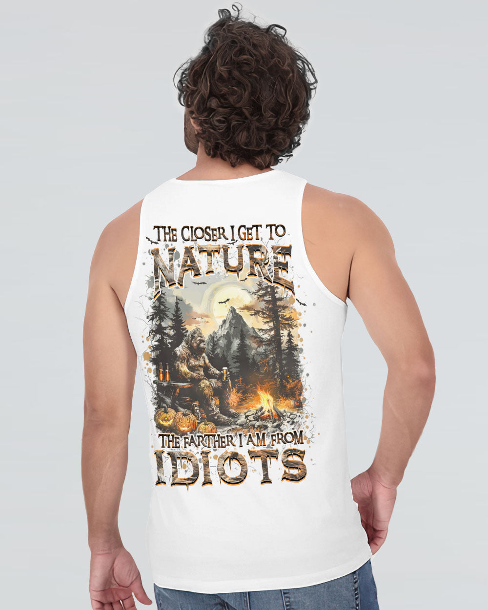 THE CLOSER I GET TO NATURE BIGFOOT HALLOWEEN ALL OVER PRINT - YHHN1508243