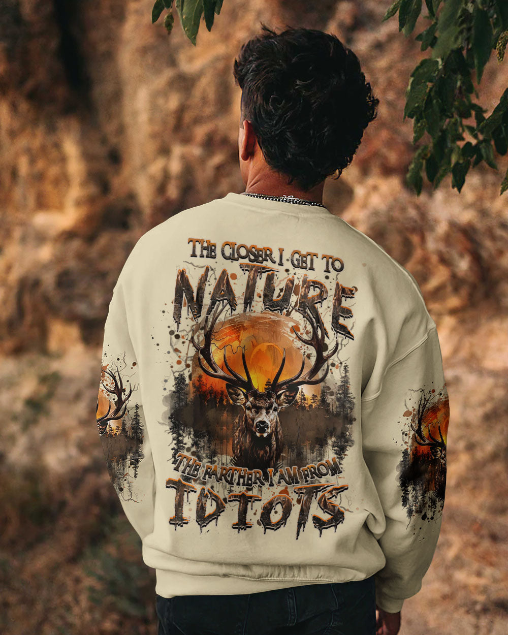 THE CLOSER I GET TO NATURE ALL OVER PRINT - YHHN1609243