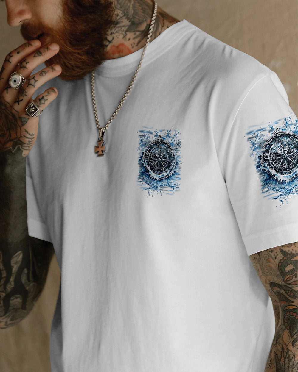 NOT ALL WHO WANDER ARE LOST COMPASS ALL OVER PRINT - YHHN1703253