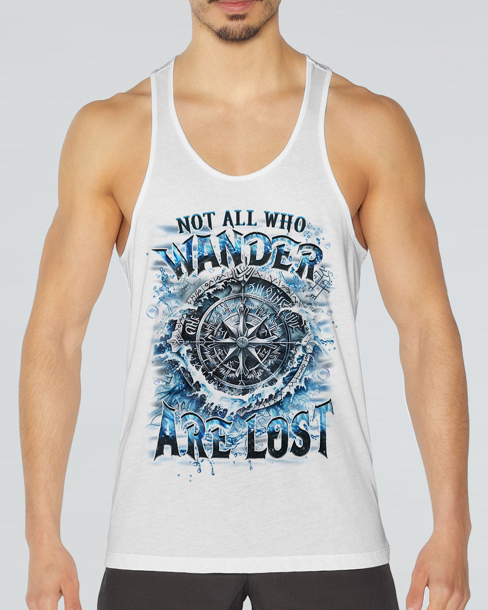 NOT ALL WHO WANDER ARE LOST COMPASS ALL OVER PRINT - YHHN1703253