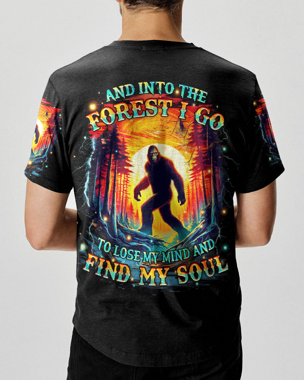 AND INTO THE FOREST I GO BIGFOOT ALL OVER PRINT - YHHN1704253