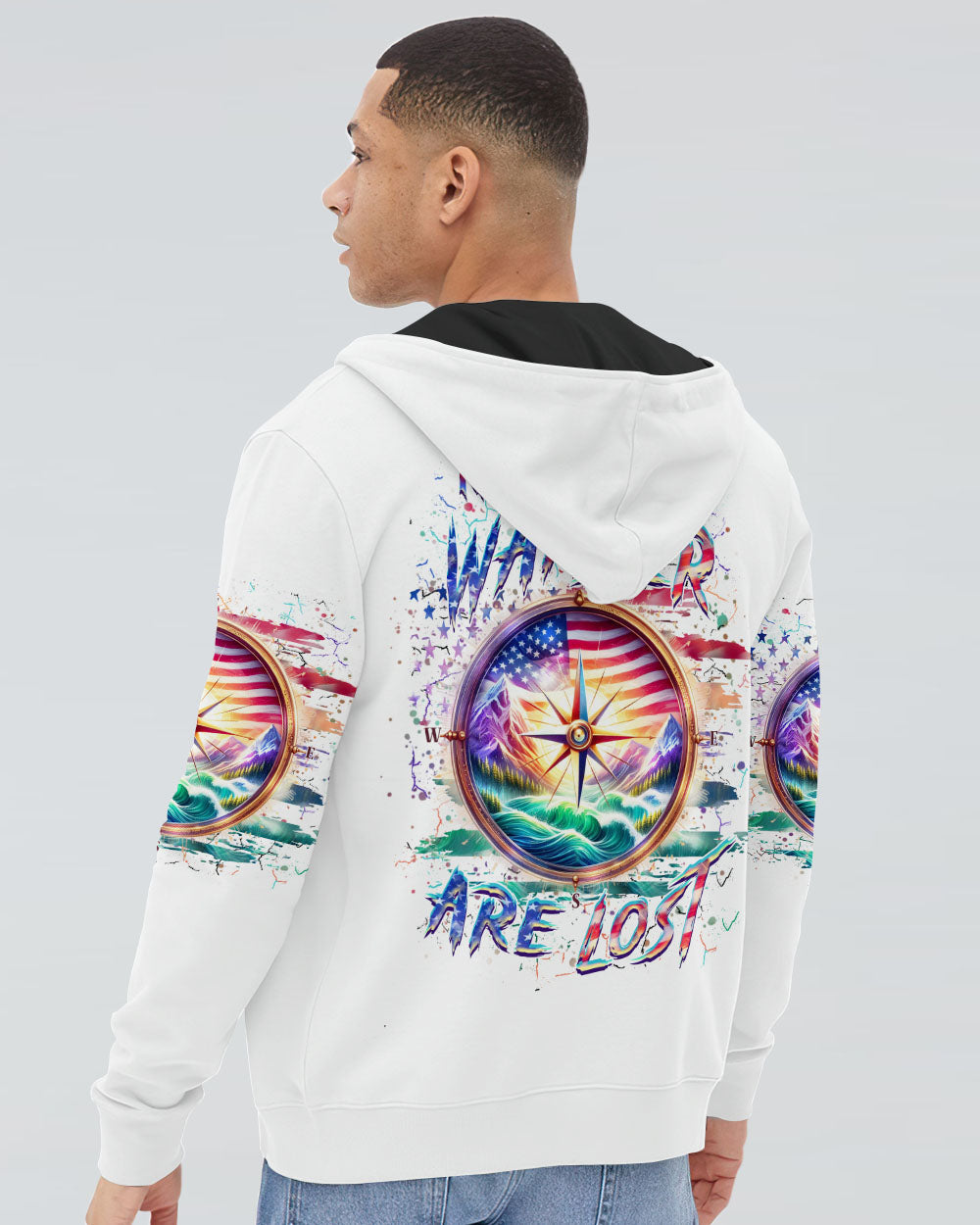 NOT ALL WHO WANDER ARE LOST ALL OVER PRINT - YHHN1705243