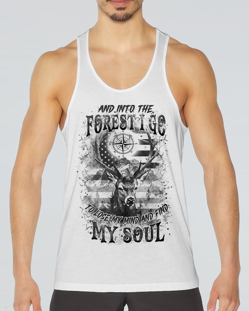 AND INTO THE FOREST I GO DEER ALL OVER PRINT - YHHN1712252