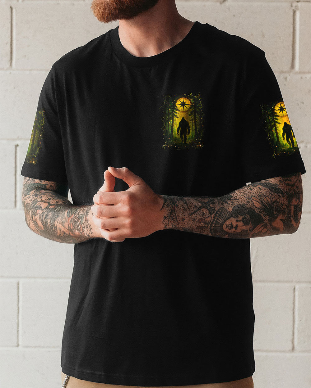 AND INTO THE FOREST I GO BIGFOOT ALL OVER PRINT - YHHN1806254