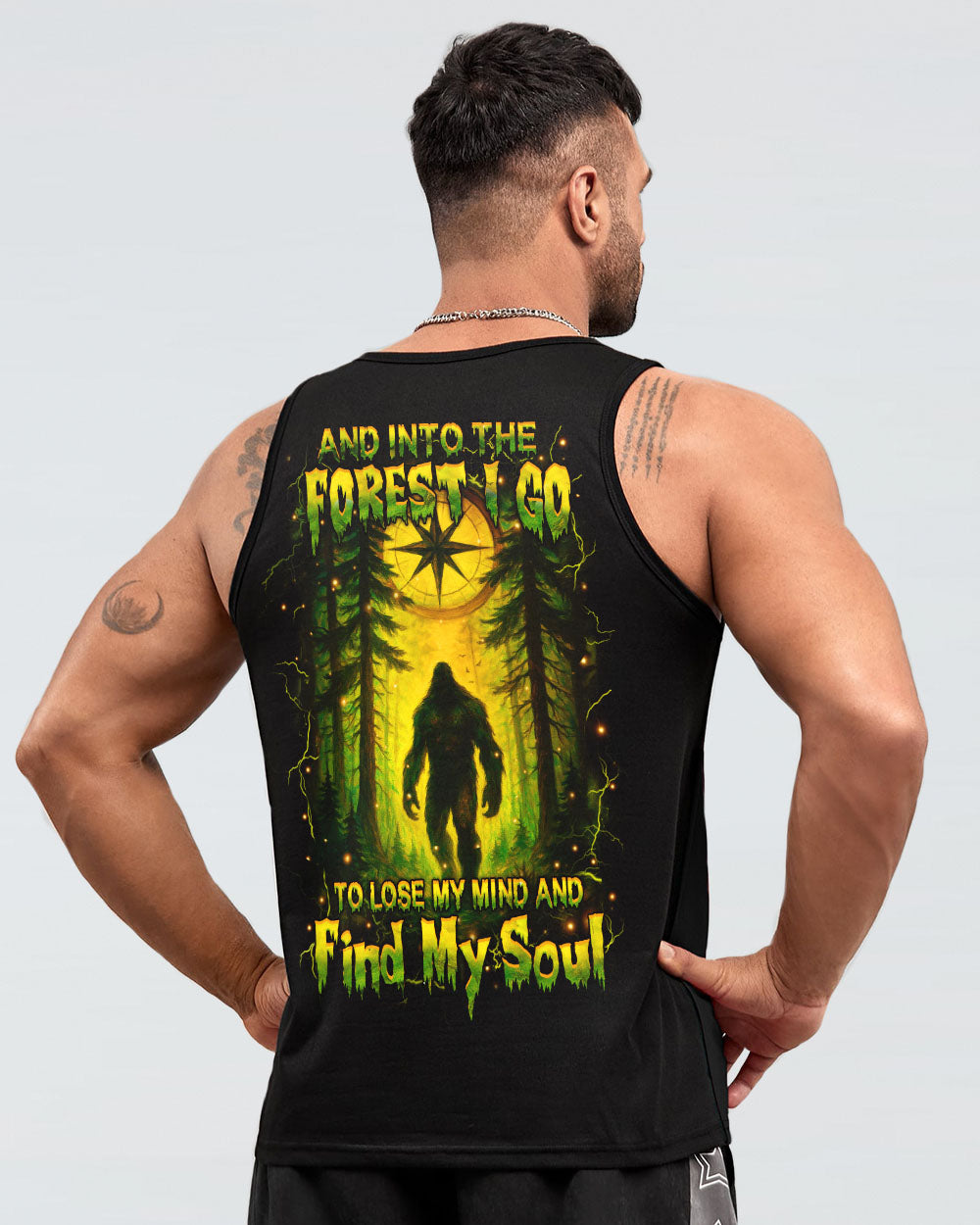 AND INTO THE FOREST I GO BIGFOOT ALL OVER PRINT - YHHN1806254