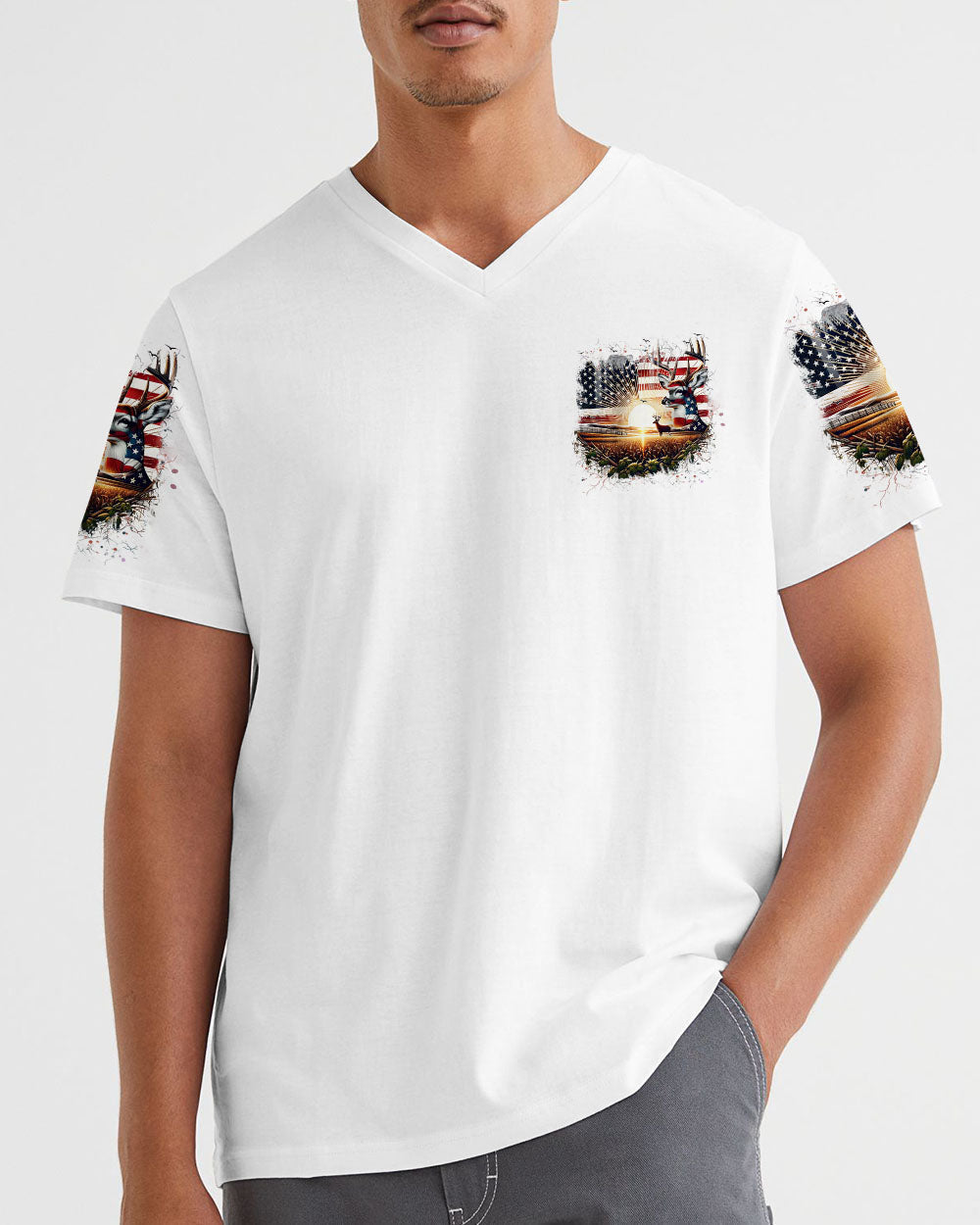 THE CLOSER I GET TO NATURE DEER HUNTING ALL OVER PRINT - YHHN1807241