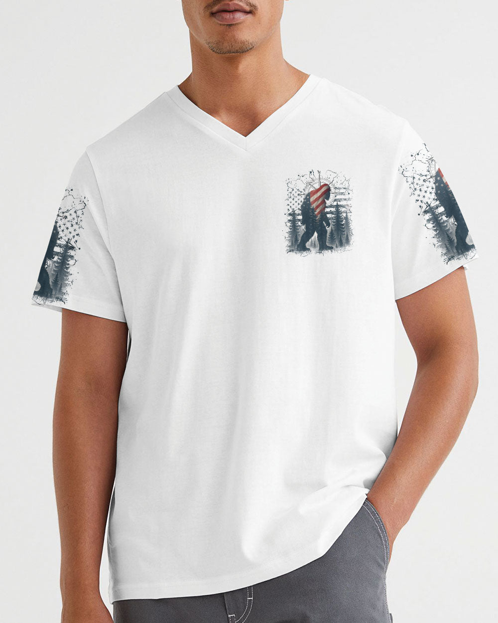 NOT ALL WHO WANDER ARE LOST BIGFOOT ALL OVER PRINT - YHHN1906253