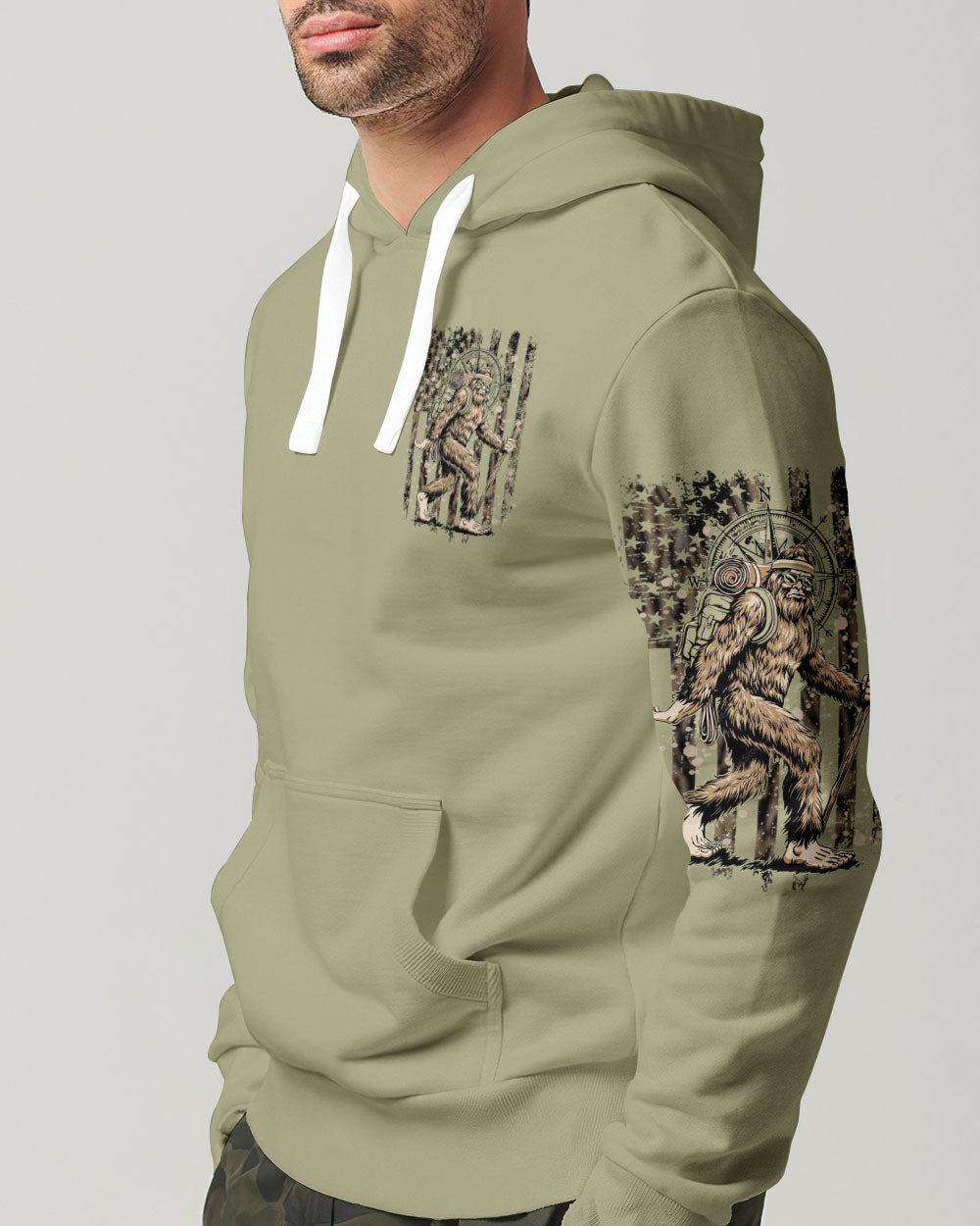 NOT ALL WHO WANDER ARE LOST BIGFOOT ALL OVER PRINT - YHHN1911251