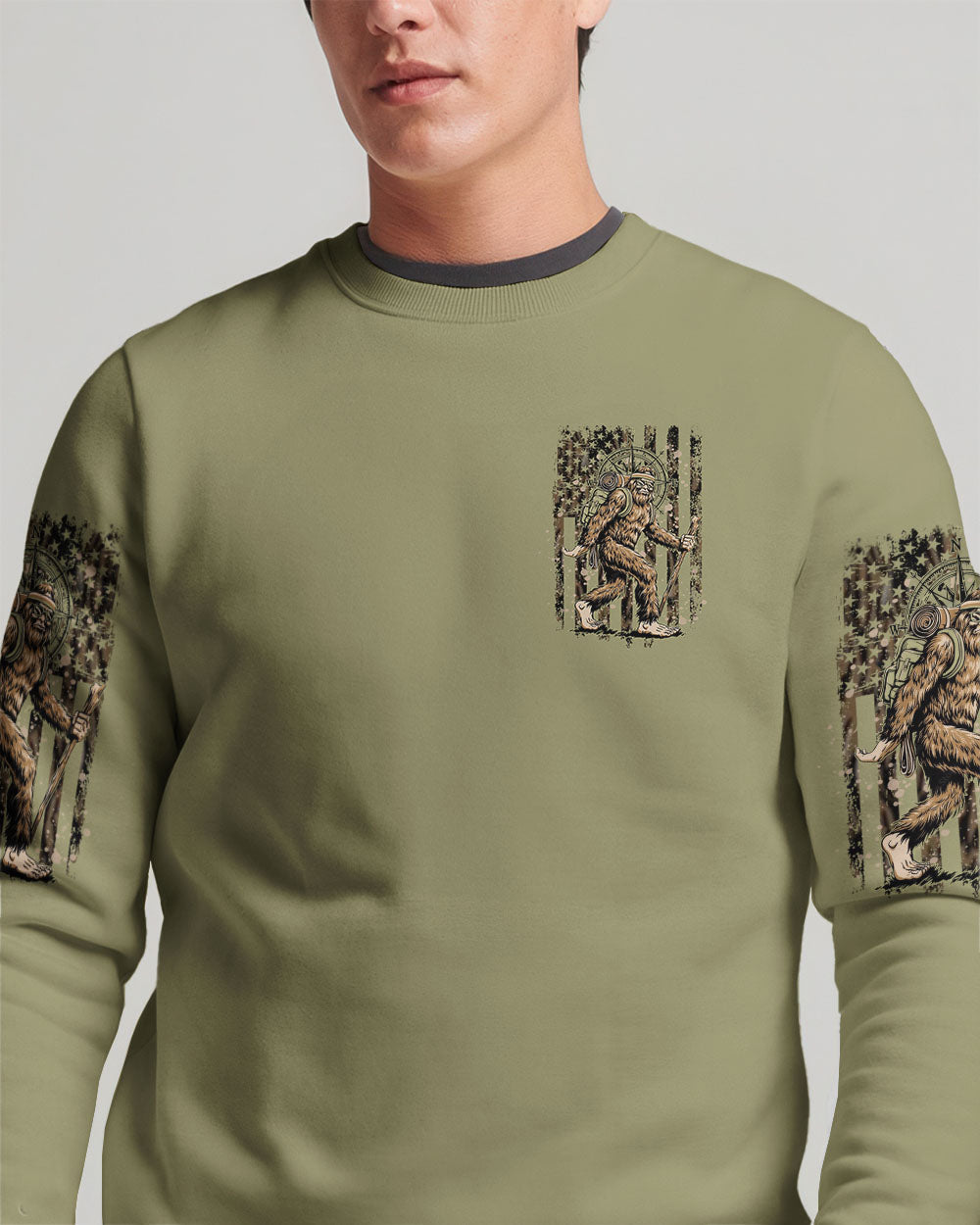 NOT ALL WHO WANDER ARE LOST BIGFOOT ALL OVER PRINT - YHHN1911251