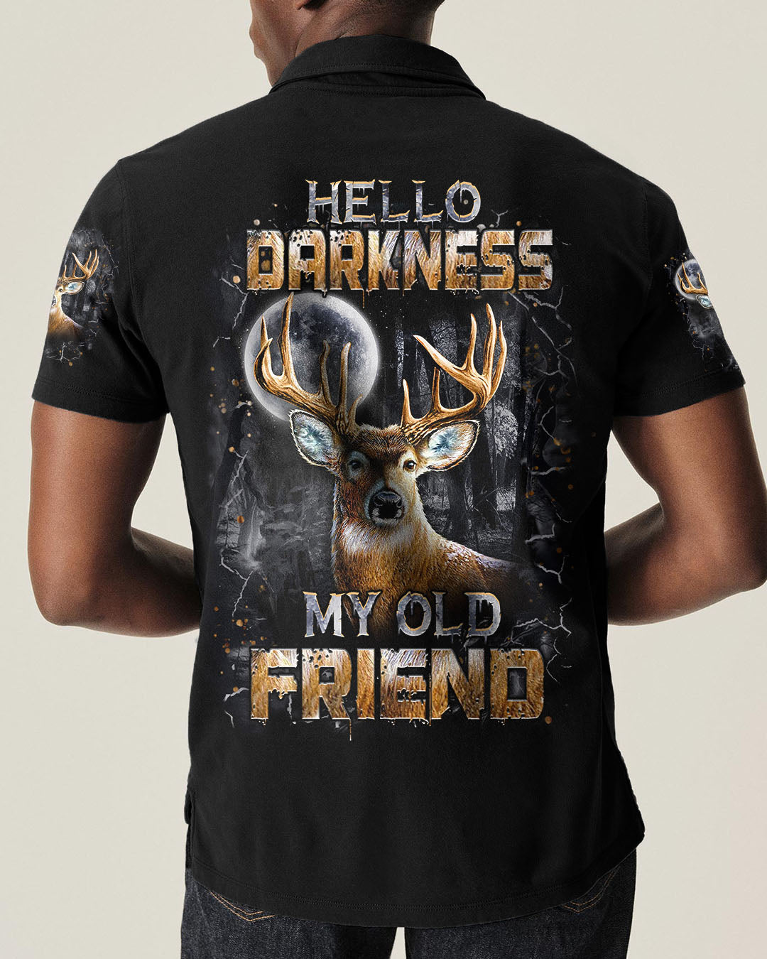 HELLO DARKNESS MY OLD FRIEND DEER ALL OVER PRINT - YHHN2011252