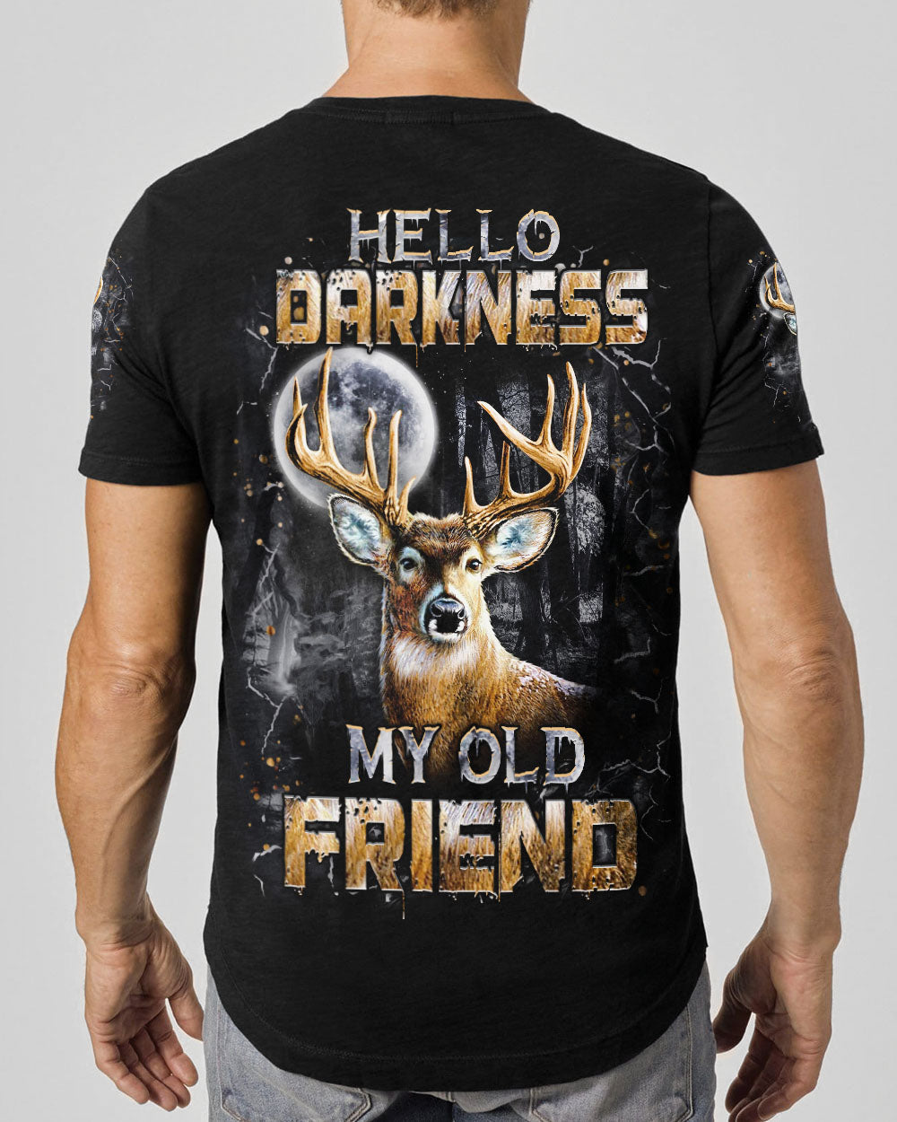 HELLO DARKNESS MY OLD FRIEND DEER ALL OVER PRINT - YHHN2011252