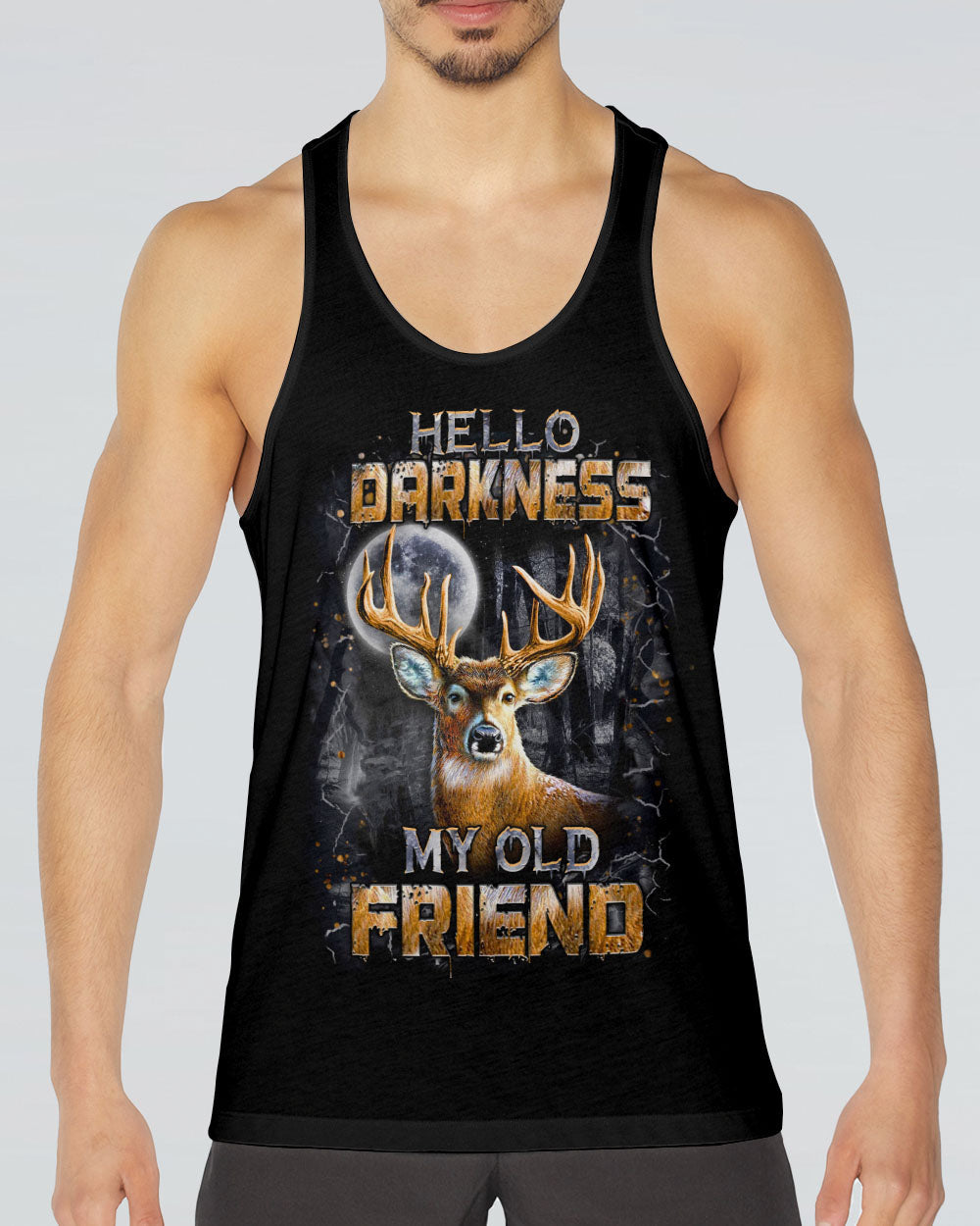 HELLO DARKNESS MY OLD FRIEND DEER ALL OVER PRINT - YHHN2011252