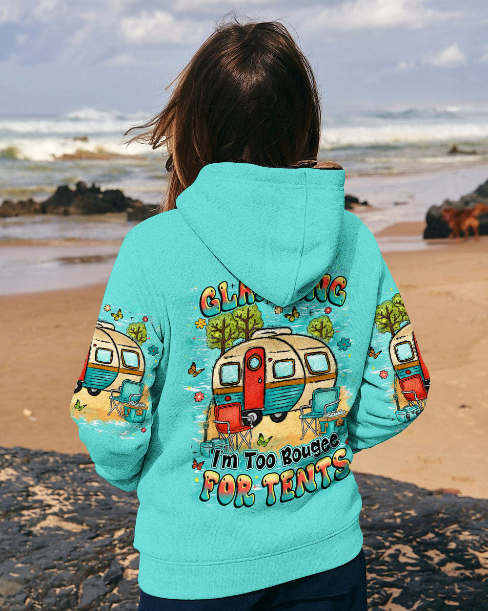 GLAMPING I'M TO BOUGEE ALL OVER PRINT - YHHN2108252