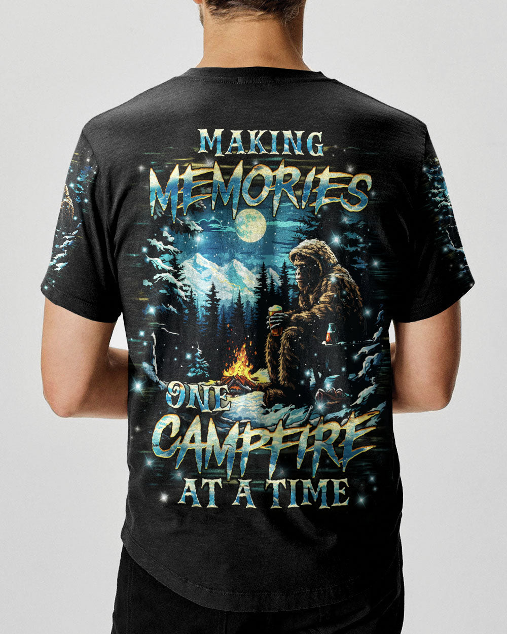 MAKING MEMORIES ONE CAMPFIRE AT A TIME BIGFOOT ALL OVER PRINT - YHHN2310245