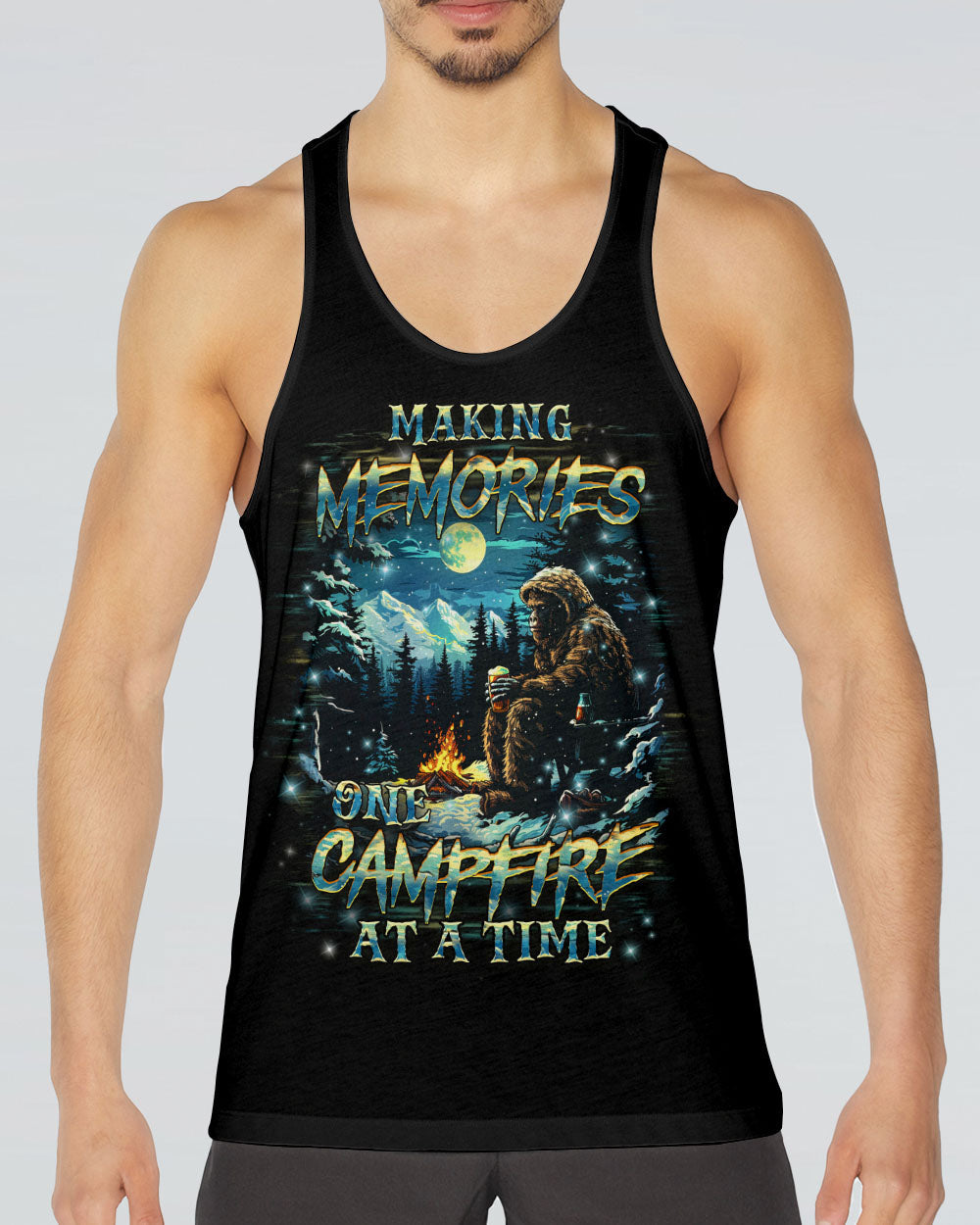 MAKING MEMORIES ONE CAMPFIRE AT A TIME BIGFOOT ALL OVER PRINT - YHHN2310245