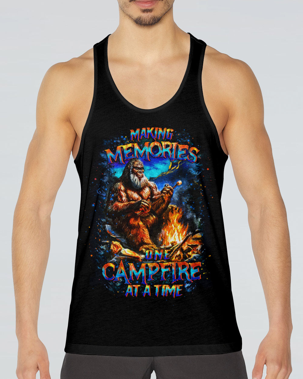 MAKING MEMORIES ONE CAMPFIRE AT A TIME BIGFOOT ALL OVER PRINT - YHHN2310251