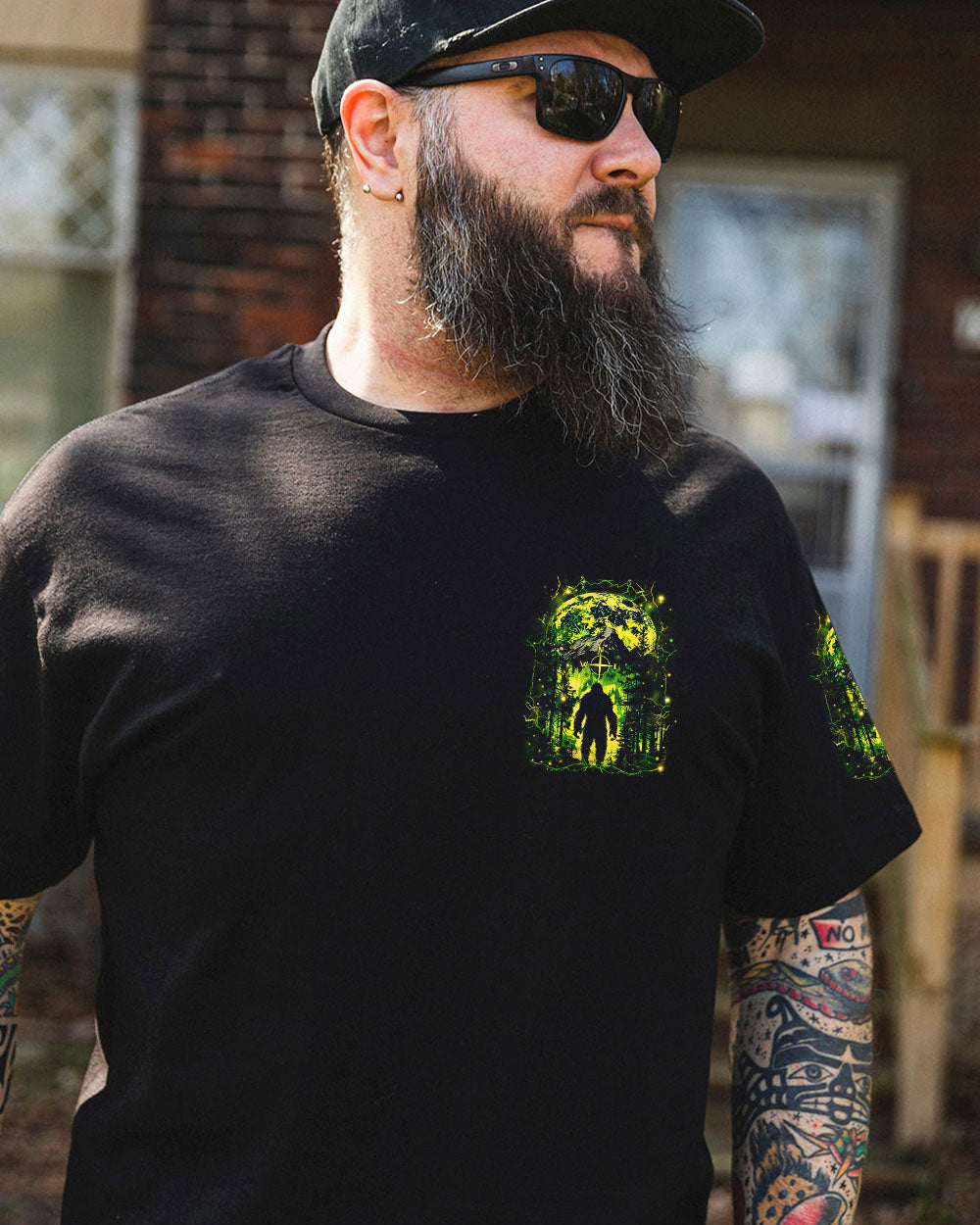 THE MOUNTAINS CALL AND I MUST GO BIGFOOT ALL OVER PRINT - YHHN2402254