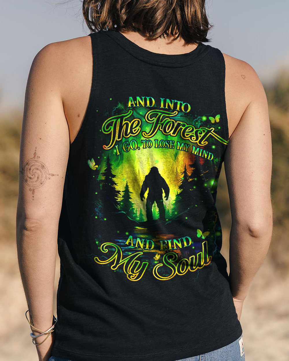 AND INTO THE FOREST I GO BIGFOOT ALL OVER PRINT - YHHN2403254