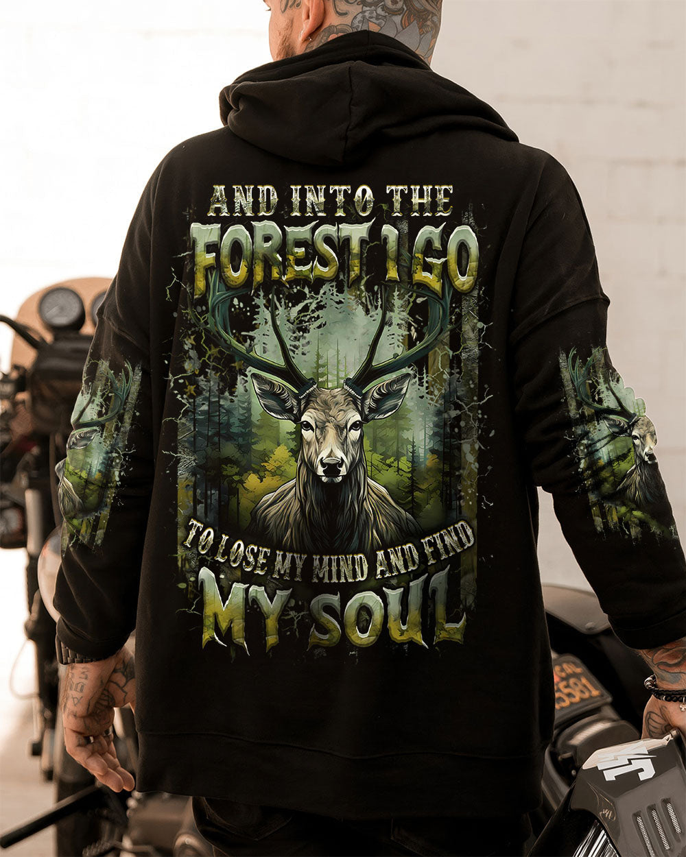 AND INTO THE FOREST I GO DEER ALL OVER PRINT - YHHN2409253