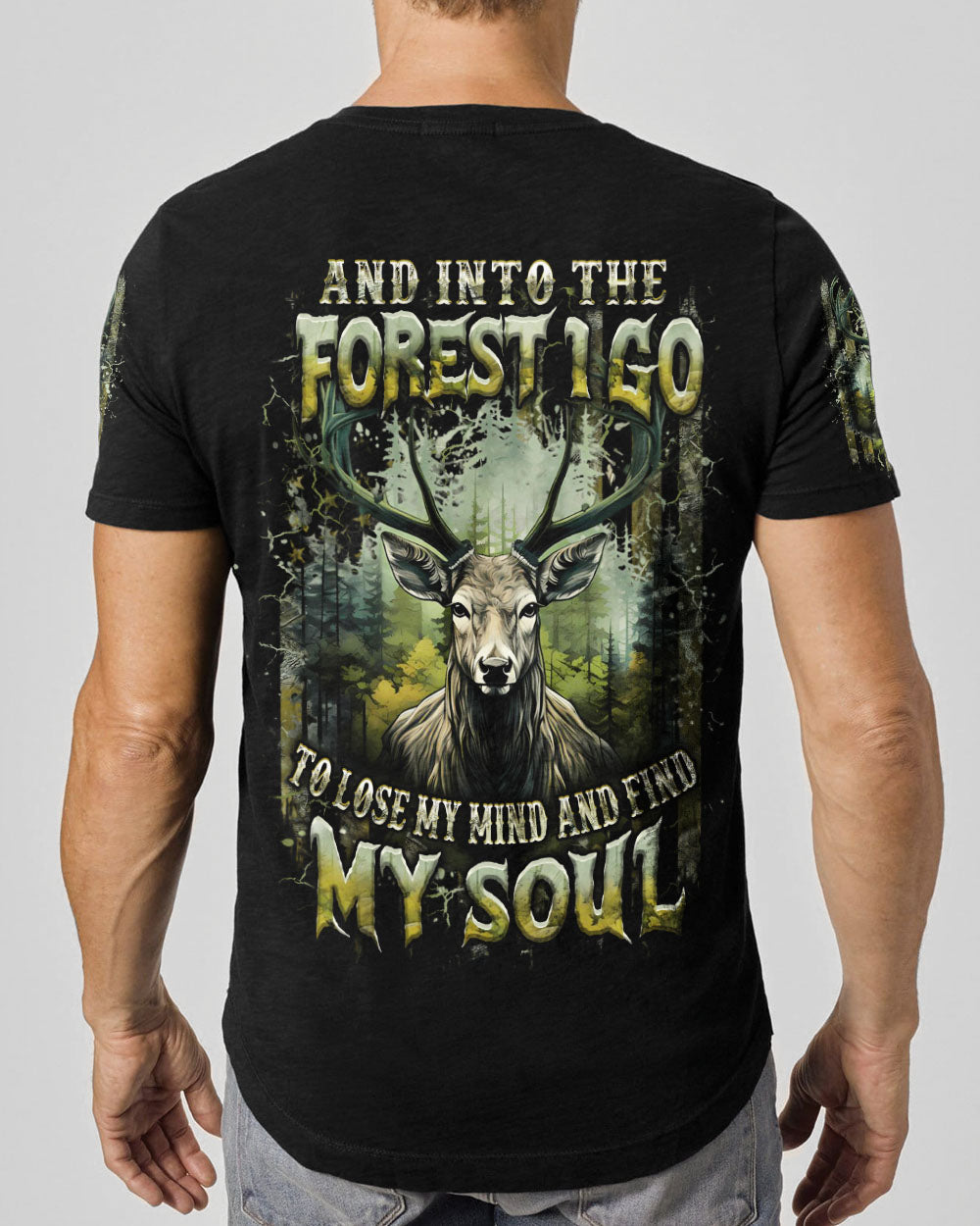 AND INTO THE FOREST I GO DEER ALL OVER PRINT - YHHN2409253
