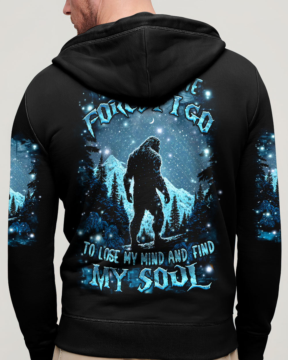 AND INTO THE FOREST I GO BIGFOOT ALL OVER PRINT - YHHN2703253