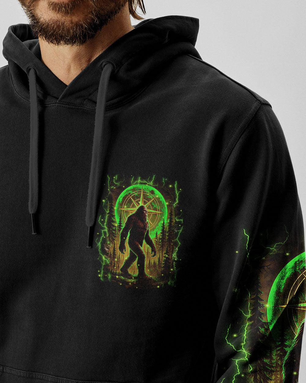 NOT ALL WHO WANDER ARE LOST BIGFOOT ALL OVER PRINT - YHHN2705252