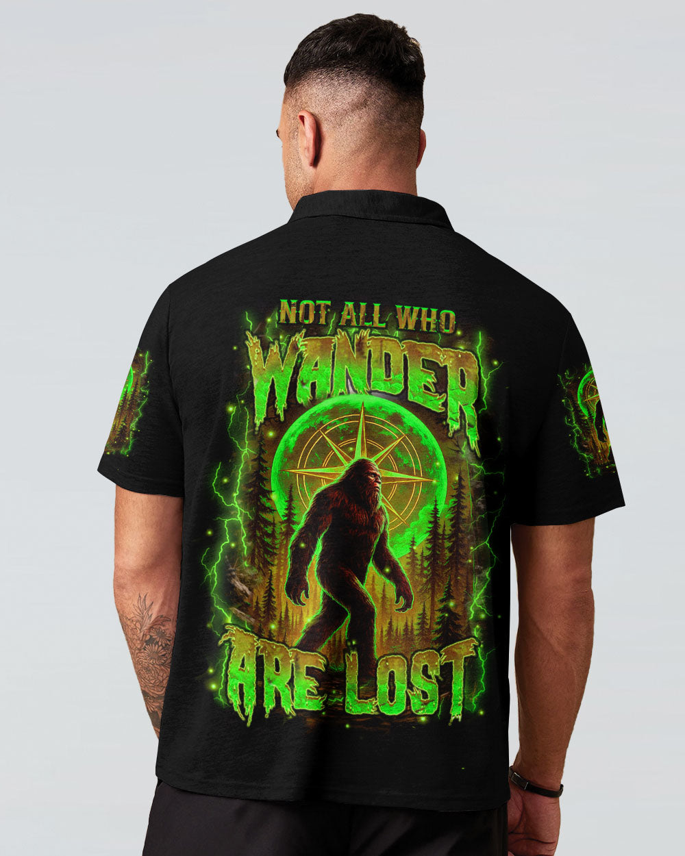 NOT ALL WHO WANDER ARE LOST BIGFOOT ALL OVER PRINT - YHHN2705252